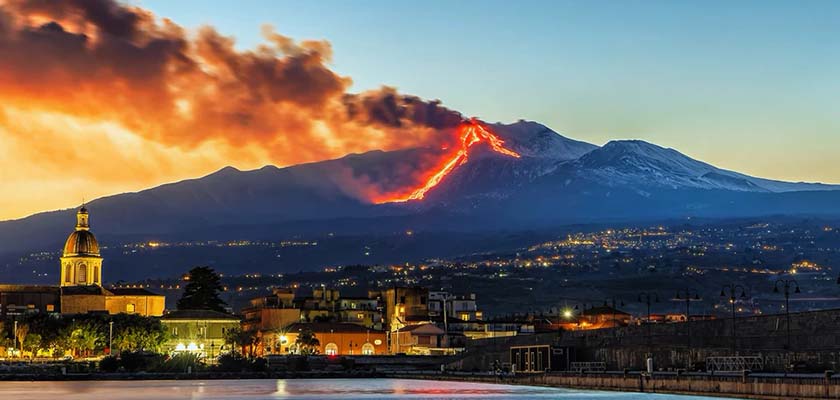 Vulcão Etna Sicília, Itália