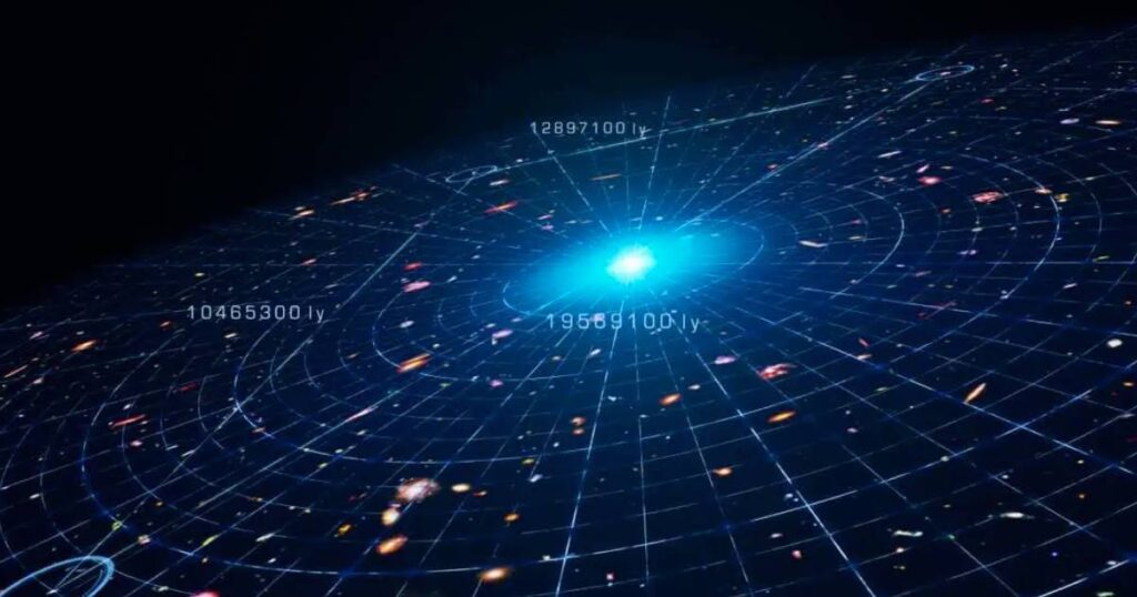 Imagem da NASA mostrando a imensidão do Universo.
