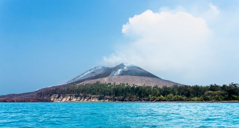 A explosão do Krakatoa no século XIX foi sentida no mundo todo. 